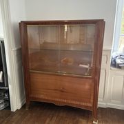 Grande vitrine Art Déco moderniste