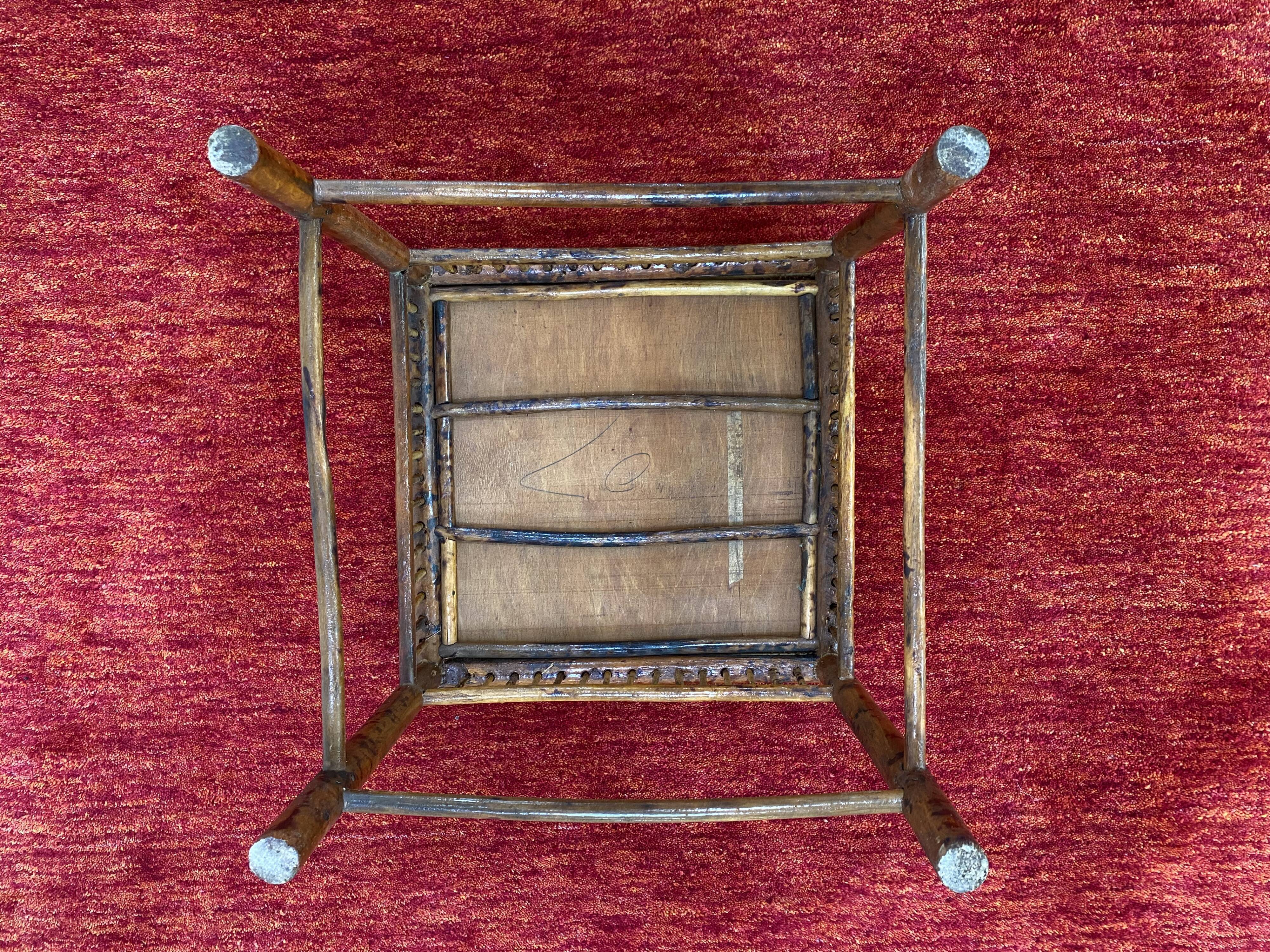 Vintage bamboo coffee table