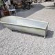 Old zinc bathtub
