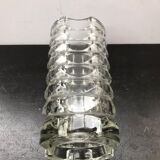 Vase verre moulé grand modèle vintage