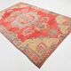 6X10 Vintage Red & Beige Made in Anatolian Turkish Vintage Rug, 184x296 Cm