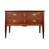 Louis XVI style chest of drawers in walnut circa 1800