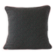 Black and pink liberty square cushion