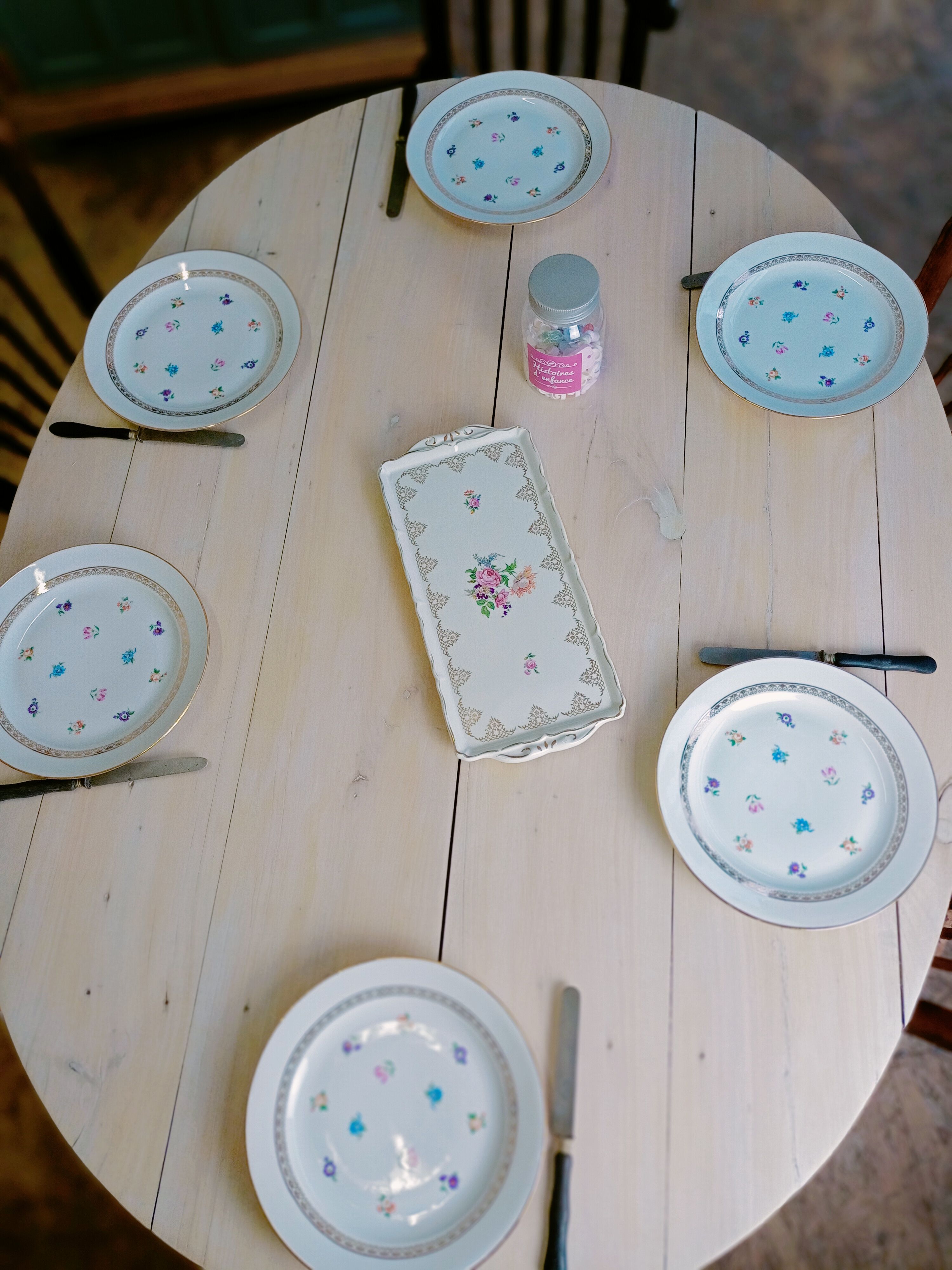 6 Limoges porcelain plates