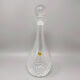 Carafe et verres en cristal elegant italian mid century des années 1960 avec 6 verres en cristal