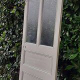 Communication door 1 translucent glass H233.5xL84.5cm old 20th century