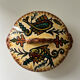 Sugar bowl signed P. Fouillen Quimper