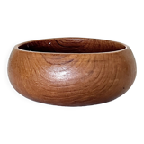 Bol en bois de teck, Japandi scandinave