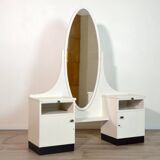 Dressing table / Vintage 1950s wooden entrance furniture