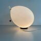 Large white plastic balloon wall light by Yves Christin for BILUMEN, 1970s, Italy.