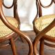 Set of 5 antique Thonet dining chairs model 20, ca. 1890.