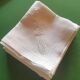 12 old damask linen napkins with a monogram