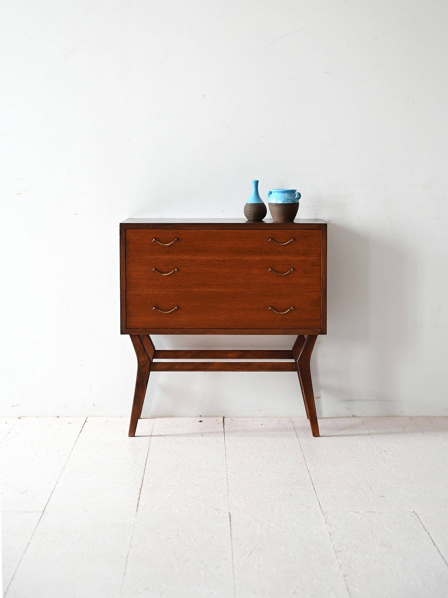 Commode suédoise en acajou, années 1950-60