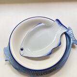 Grimaud ceramic dish, fish shape