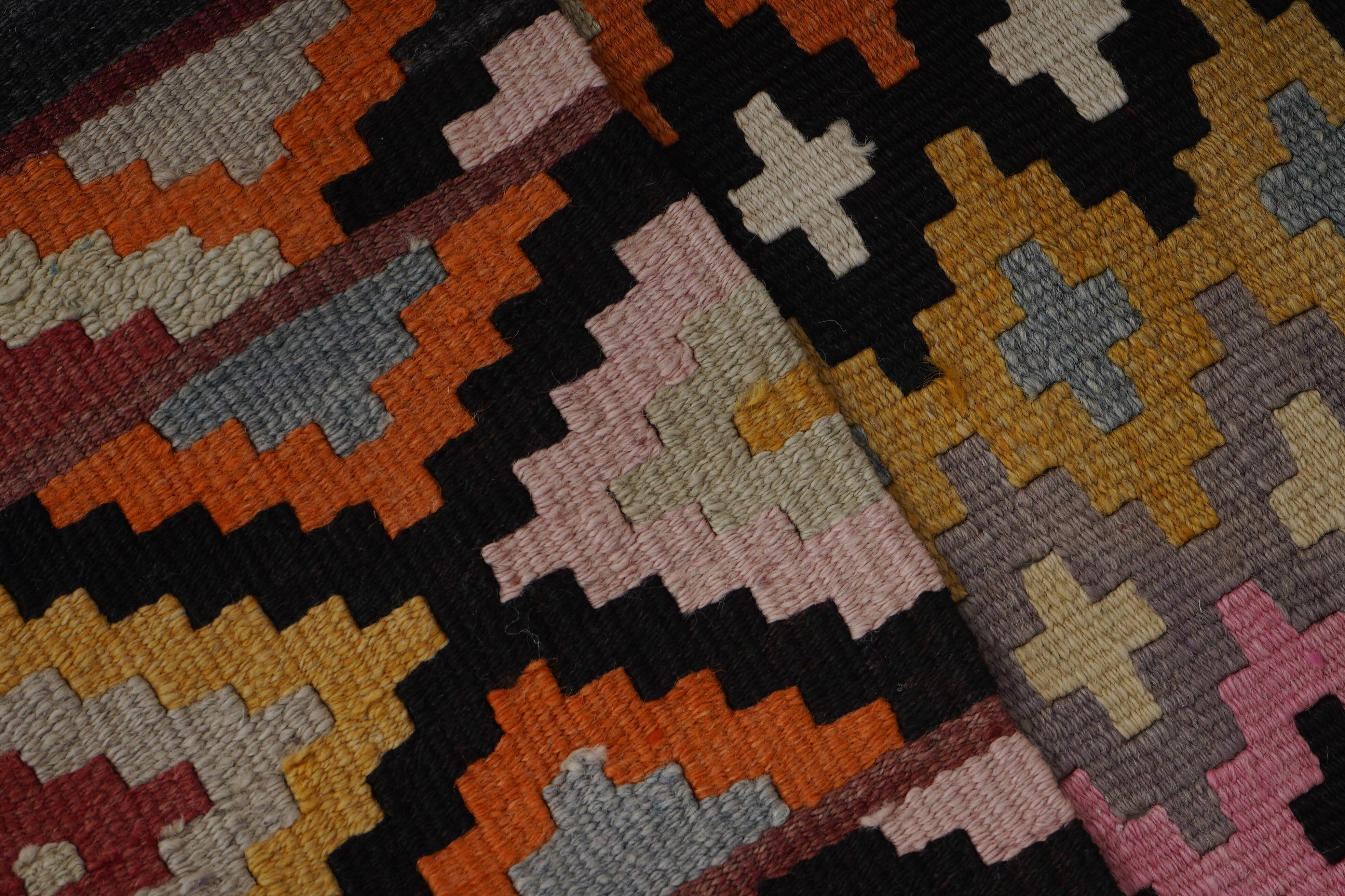 Vintage Turkish Oushak Handwoven Rug 82x443 cm