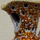 Honey colored fat lava pitcher