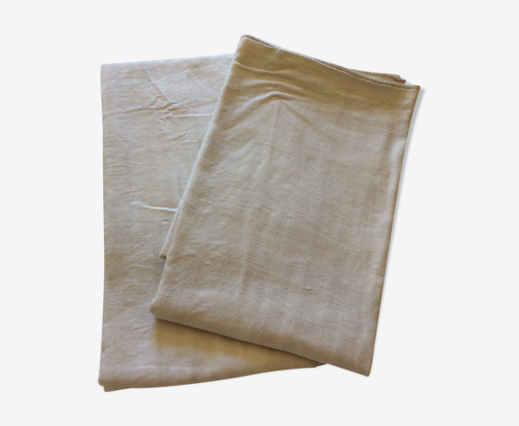 Drap de campagne en grosse toile de lin