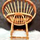 Fauteuil enfant en rotin vintage