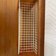 Vintage spice rack and kitchen towel