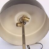 Designer desk lamp 1950, lacquered metal and chrome.