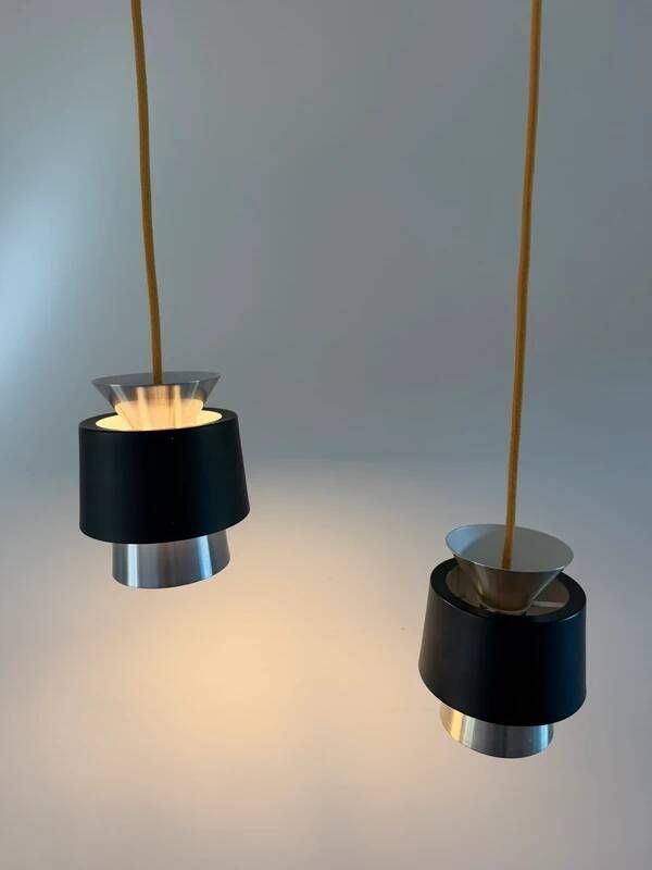 Vintage Danish set of 2 pendants - Tivoli style lamp