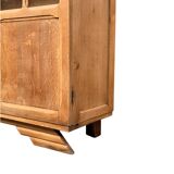 Art Deco Parisian glass-fronted wardrobe, demountable