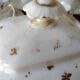 Tasses à café et sucrier porcelaine de Vieux Paris Empire Vve BARES