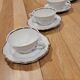 4 vintage Walbrzych cups and saucers