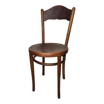 Art Nouveau Kohn Pyrographed Chair