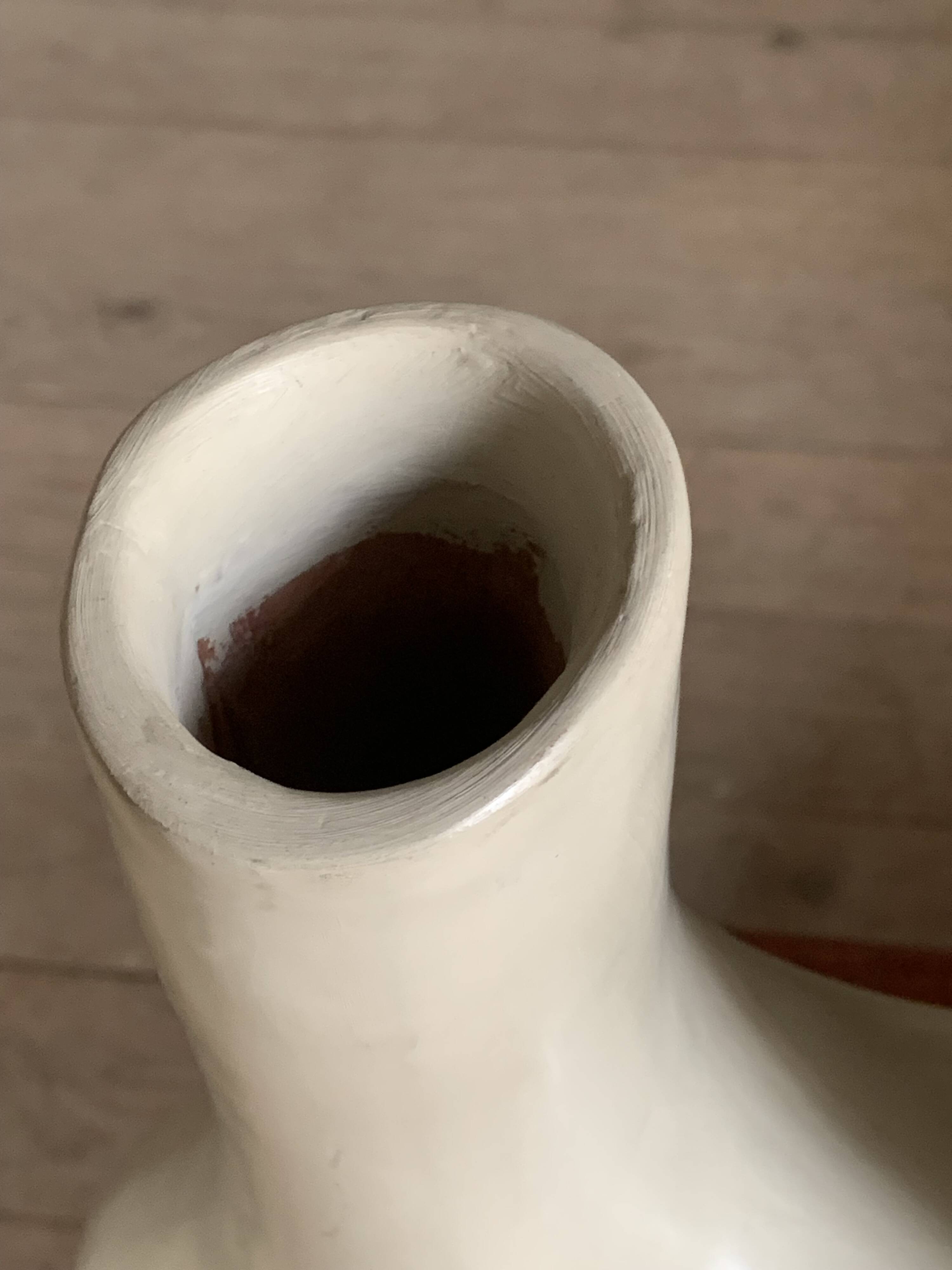 Vintage ceramic abstract biomorphic vase