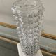 Vintage ceramic and glass lamp from the 70s