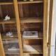 Vintage antique bookcase/curiosity cabinet/display case/shelves