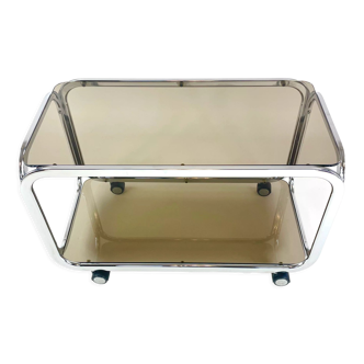 Seventies tubular serving trolley