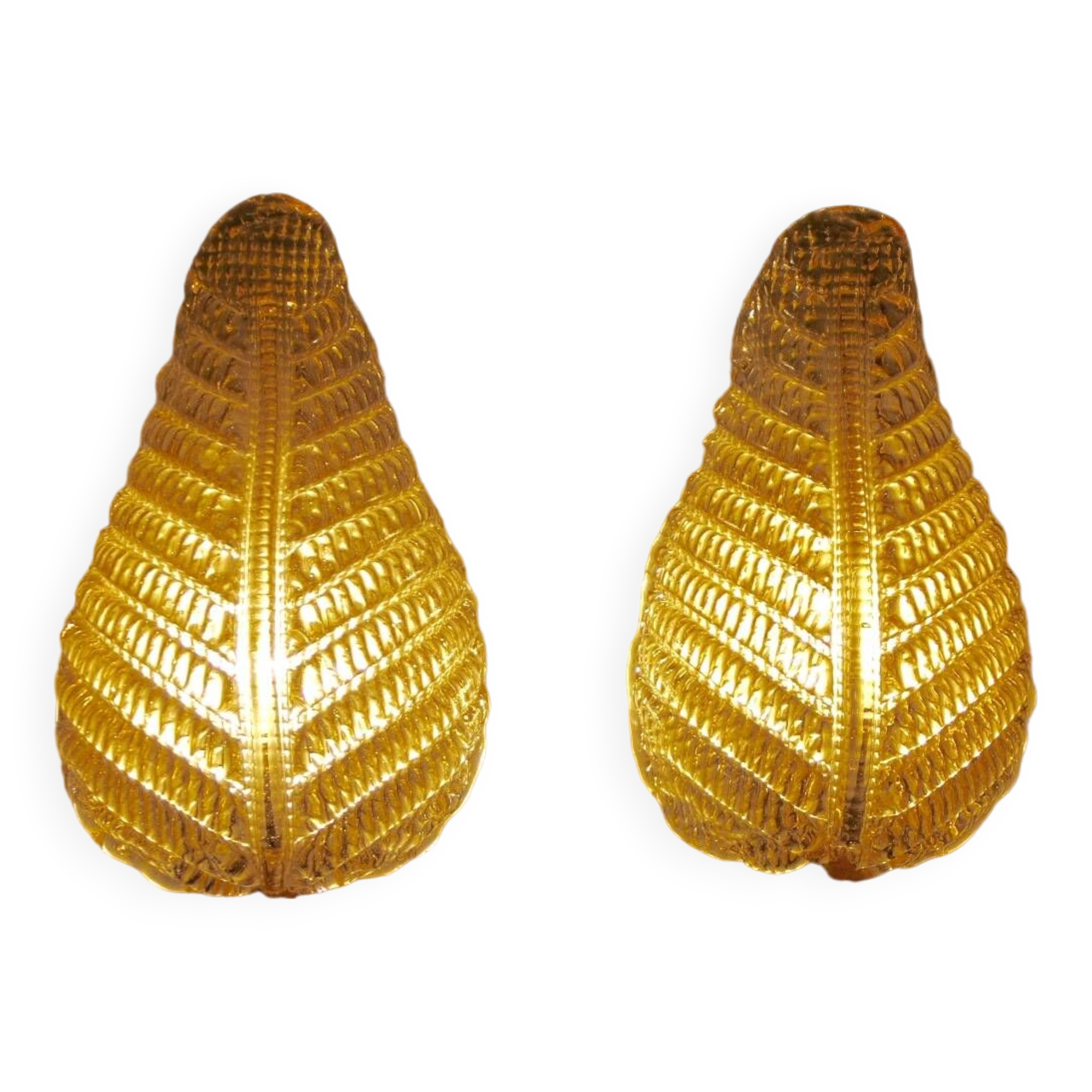 Pair of Murano glass wall lights by Toso & Barovier, 1960