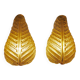 Pair of Murano glass wall lights by Toso & Barovier, 1960