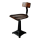 Adjustable Singer workshop chair with Eiffel base