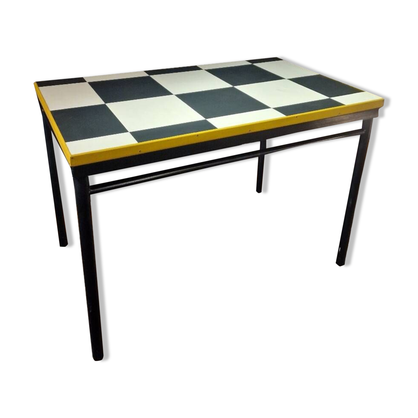 Table design in the style of Le Corbusier.