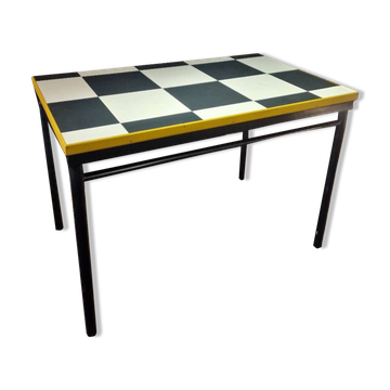 Table design in the style of Le Corbusier.