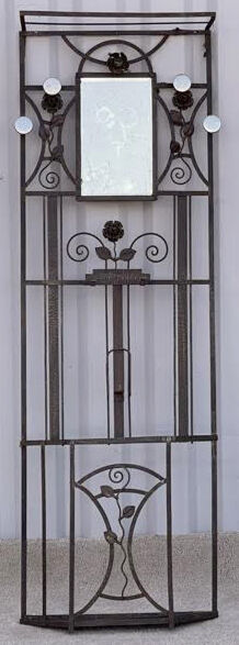 Wrought iron cloakroom