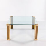 Glass coffee table design by Peter Ghyczy 1970s model T14