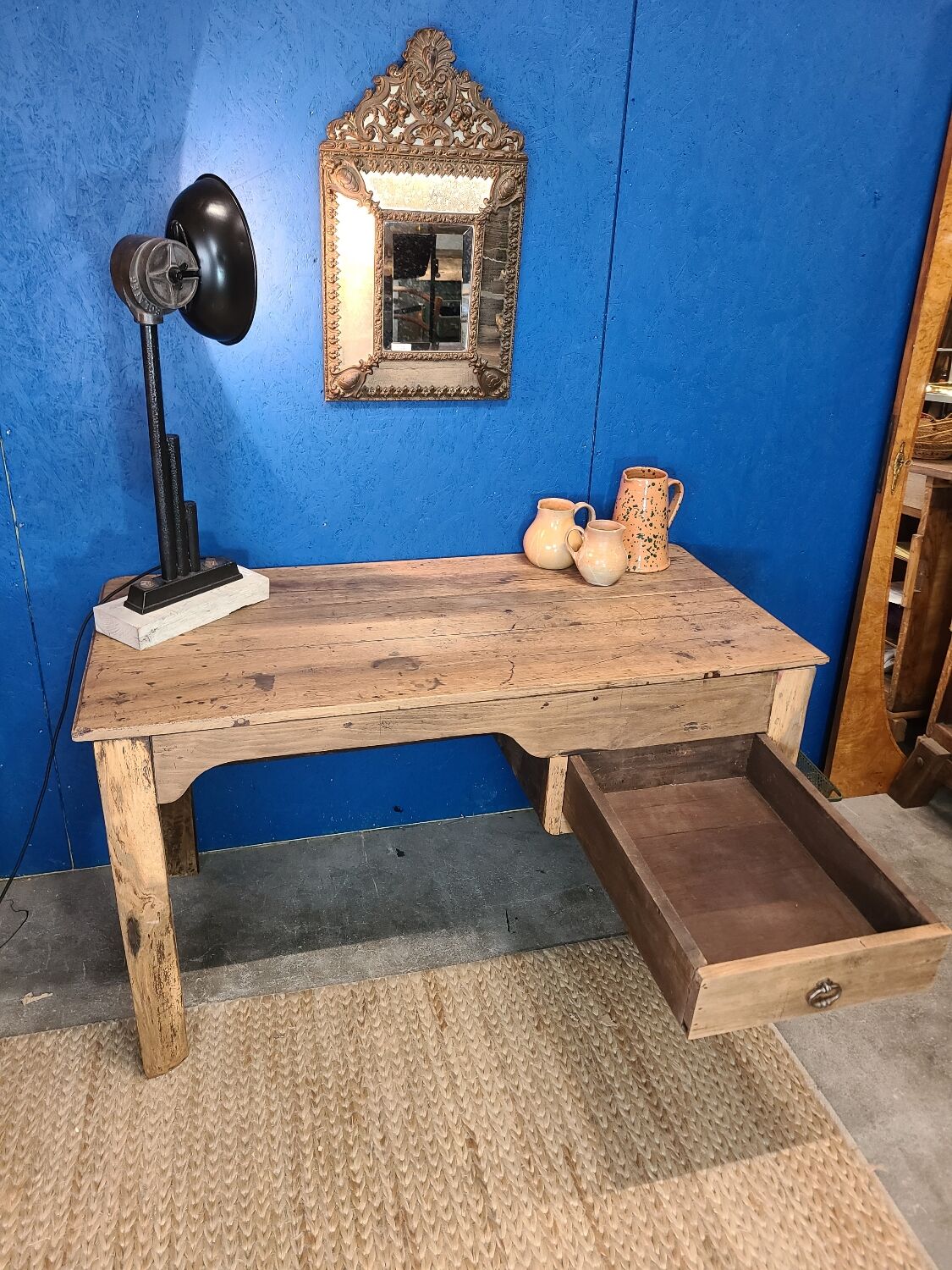 Vintage desk circa 1920, farm table