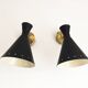 Suite of 4 Italian design wall lights 1950