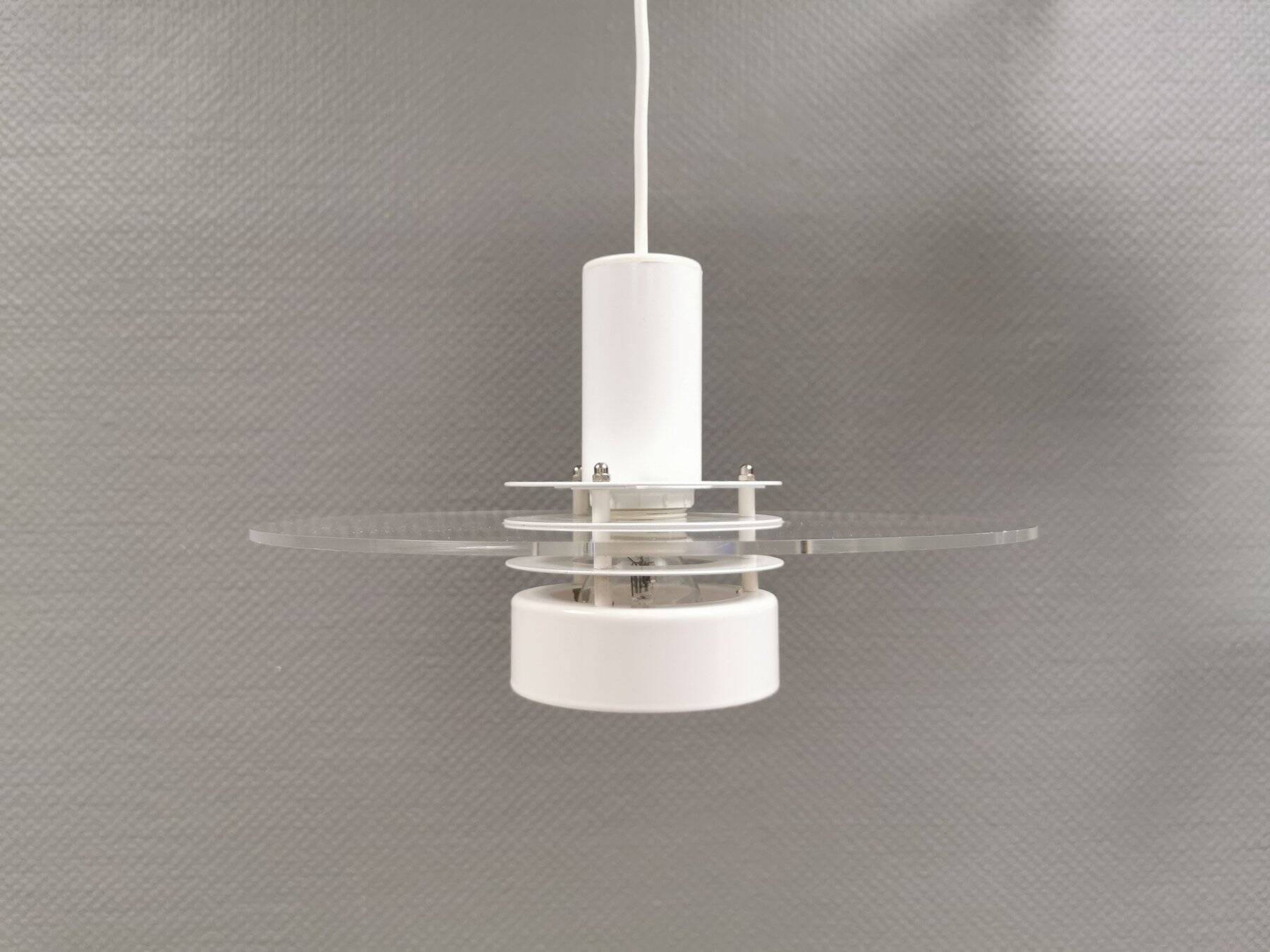 Classic Space Age pendant lamp from the 1980s, Denmark.