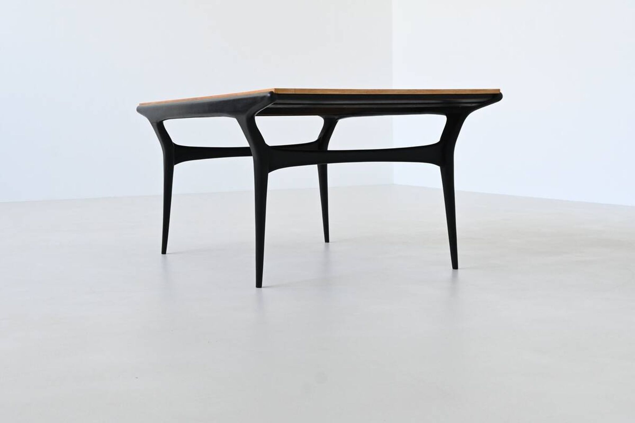 Alfred Hendrickx T4 dining table in beech Belform Belgium 1958