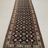 Vintage Tribal Indian Long runner 356x83 cm veg dye wool rug tribal handmade