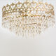 Lustre en cristal style Hollywood Regency Kamenickô 'enov, Tchécoslovaquie, années 1970