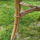Rattan round table