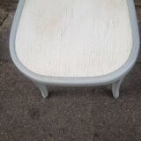 Chaise bistrot en bois peint
