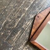 Neo classic directorial mirror in plywood 1960