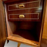 Teak and rosewood enfilade "Jules Perrenoud"